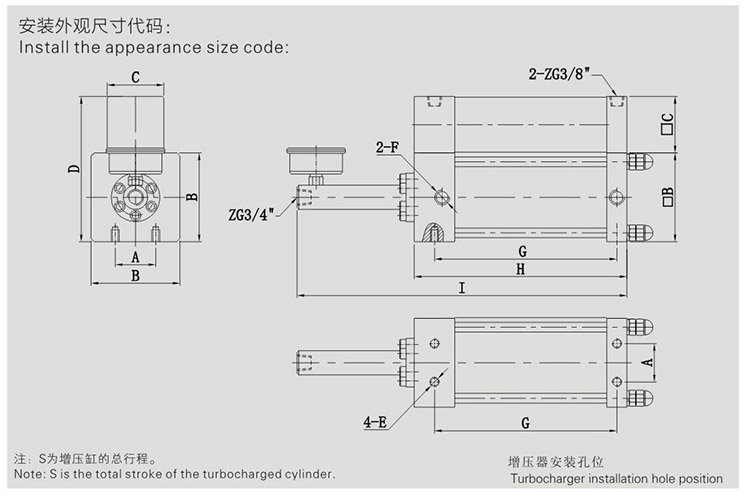 JRU直壓式氣液增壓器設計圖